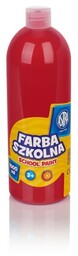 Farba szkolna plakatowa Astra 1000 ml - Czerwona