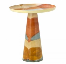 Bloomingville BROOKE Stolik Pomocniczy - Boczny / Żółty