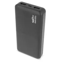 Setty SPB-20 20000mAh Czarny Powerbank