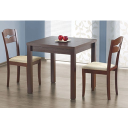 Profeos Stół kwadratowy rozkładany ciemny orzech E0-E51