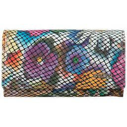 Duży portfel damski BajuBaj ze skóry licowej elegancja