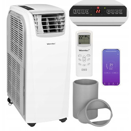 Klimatyzator przenośny mocny osuszacz cichy 4kW 46m2 4w1