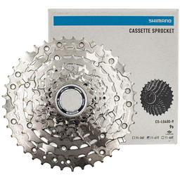 Shimano Kaseta Cues CS-LG400, 9-rz, 11-41, Linkglide, grafitowa