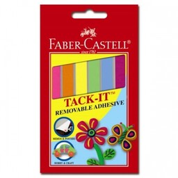 Masa mocująca FABER-CASTELL Tack-IT 50gr mix kolorów /187094