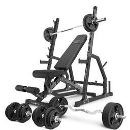 Marbo Sport Zestaw MS3_2.0_113KG_G Ławka dwustronna + stojaki