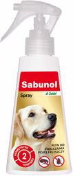 Sabunol spray 100 ml przeciwko pchłom i kleszczom