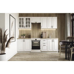 Zestaw mebli kuchennych biały / dąb sonoma 240