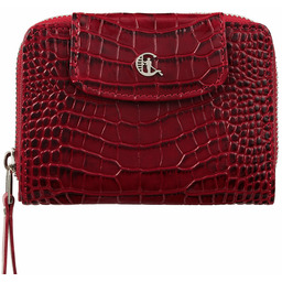 Damski portfel skórzany z suwakiem Canaletto croco PD1255s162