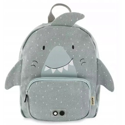 Plecak szkolny wielokomorowy Trixie odcienie szarości i srebra