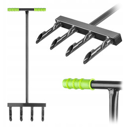 Aerator Rurkowy Ręczny Kolce Widły 36cm Napowietrzania Trawnika