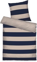 Herding TOM TAILOR Bettwäsche Bold Stripes Dark Navy