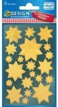 Naklejki Z-DESIGN-złote gwiazdy AVERY ZWECKFORM 42szt. /52807/