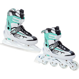 Rolki Łyżwy figurowe 2w1 Raven Profession White/Mint