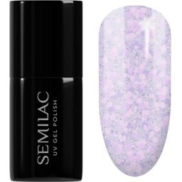 Semilac, lakier hybrydowy, 492 Icy Lavender Bliss, 7ml
