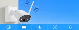 Kamera bezprzewodowa Wi-Fi z czujnikiem ruchu Pir detekcja