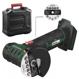 Parkside Akumulatorowa szlifierka kątowa Ø76mm 20V Walizka Tarcza