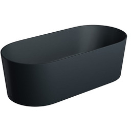 Omnires Ovo M+ Wanna wolnostojąca black lava 160x75