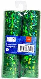 Folat 65812  serpentyny  zielone holograficzne