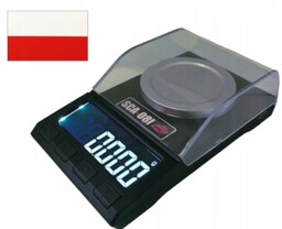 Waga Elektroniczna Jubilerska draVires 100g 0.001g naklejka
