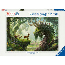 Puzzle Ravensburger Przebudzenie Leśnego Smoka 3000 elementów