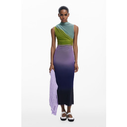 Sukienka midi z tiulu cieniowanego