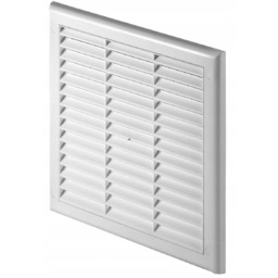 Kratka wentylacyjna fi 100 190x190 mm biała TK9