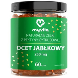 MyVita Żelki naturalne Ocet Jabłkowy 60szt