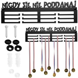 GOCKOWIAK Wieszak na medale Nigdy się nie poddawaj