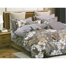 Pościel 140x200 Dwustronna Bawełna Satynowa Collection World Kwiaty