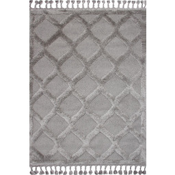 Dywan boho shaggy Berber 6844 szary havana