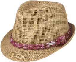Labasa Trilby Straw Hat by Chillouts, brązowy, cm