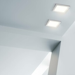 Heitronic Panel LED Selesto, kwadratowy, ściemniany, biały