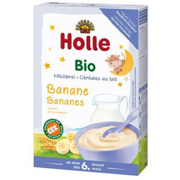 HOLLE Ekologiczna Kaszka mleczna pszenno-bananowa, 250g