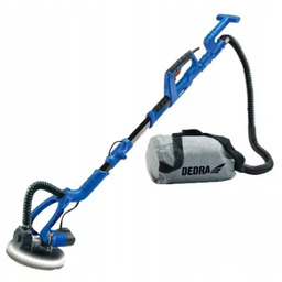 Szlifierka Do Gipsów 750W Led Odciąg Pyłu Dedra