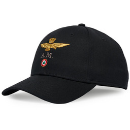 Czapka z daszkiem Aeronautica Militare 262HA1100UCT02848 Czarny