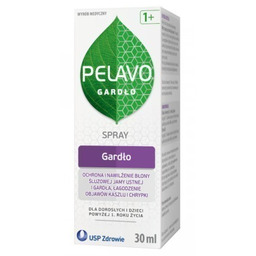Pelavo 1+ Gardło Spray, 30 ml