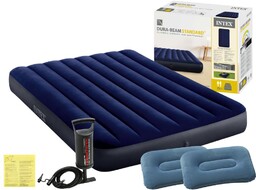 Materac Dmuchany Dwuosobowy 137x191x25 Intex 64758 + POMPKA