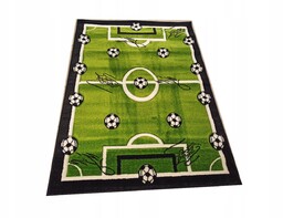 Dywan Pilly 100x200 Zielone Boisko Uefa Piłka