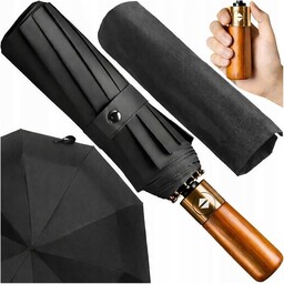 DUŻY PARASOL XXL SKŁADANY AUTOMAT PARASOLKA WODOODPORNA PRZECIWSŁONECZNA