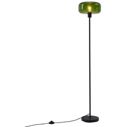 Stylowa lampa podłogowa w stylu retro, czarna