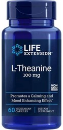 Life Extension, L-Theanine, 100 Mg, Suplement diety, 60