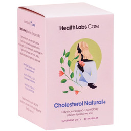 Health Labs Cholesterol Natural+, 60 kapsułek