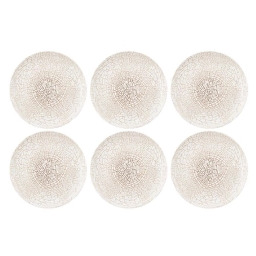 Seltmann Liberty Krakelee 6 elementów 22,5cm Zestaw talerzy
