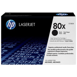 Hewlett-packard HP 80X svart LaserJet-tonerkassett med hög kapacitet,