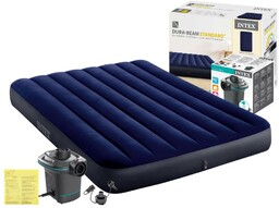 Materac Dmuchany Dwuosobowy 137x191x25 Intex 64758 + POMPKA
