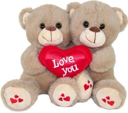 Maskotka Duży Miś Para z sercem Love You