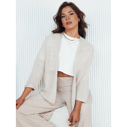 Sweter damski kardigan LINCY beżowy Dstreet MY2328