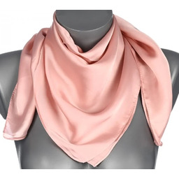 Chusta damska apaszka SATYNOWA gawroszka wielofunkcyjna puder