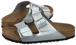 Klapki Birkenstock Arizona BS Silver 1012283 (BK2-f)