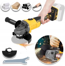 Szlifierka Kątowa Akumulatorowa 125MM Bezszczotkowa Dla Bateria Dewalt